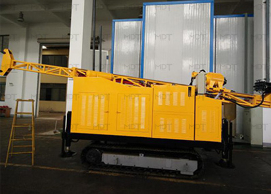 Máy khoan giếng di động đa chức năng 74kw Loại bánh xe
