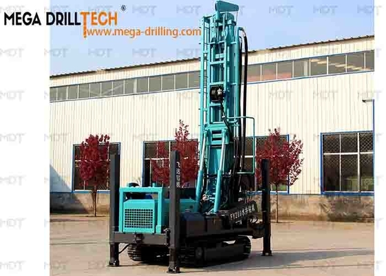 Máy khoan bánh xích thủy lực có độ sâu 280m cho giàn khoan bánh xích giếng nước