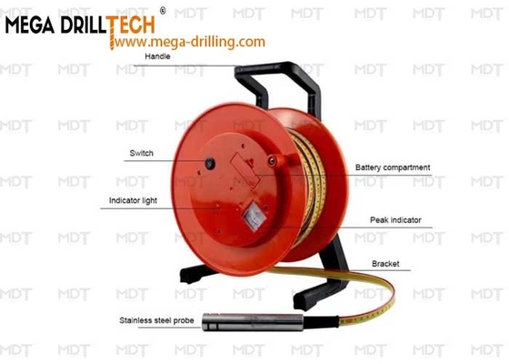 Chỉ báo mực nước 10m-200m Đo độ sâu giếng để khoan