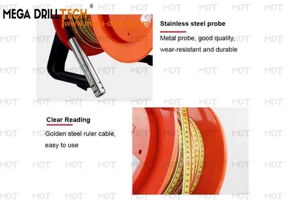 Chỉ báo mực nước 10m-200m Đo độ sâu giếng để khoan
