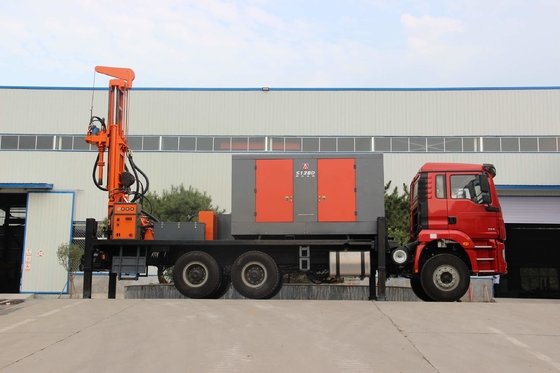Truck gắn nước khoan khoan nhiều chức năng đầy đủ thủy lực khoan khoan