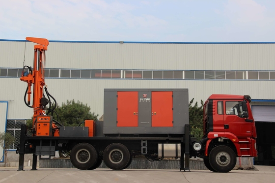 Truck gắn nước khoan khoan nhiều chức năng đầy đủ thủy lực khoan khoan