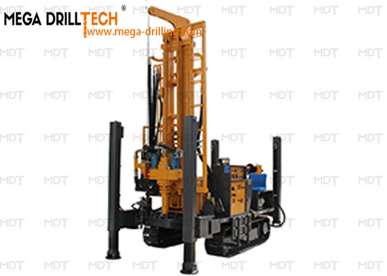 Máy khoan giếng nước tự chế Máy khoan giếng thủy lực với động cơ diesel