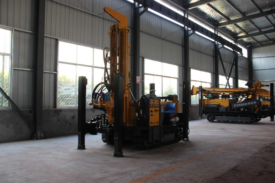 Máy khoan giếng nước tự chế Máy khoan giếng thủy lực với động cơ diesel