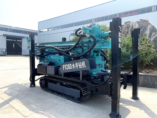 Máy kéo gắn trên giếng nước thủy lực crawler khoan 100m 800m
