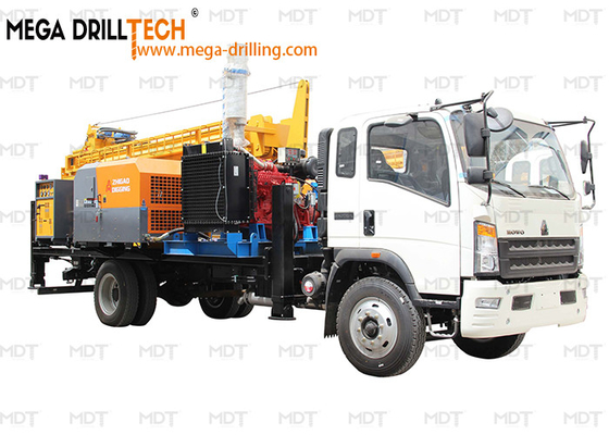 Truck gắn nước giếng thủy lực Crawler máy khoan đa chức năng