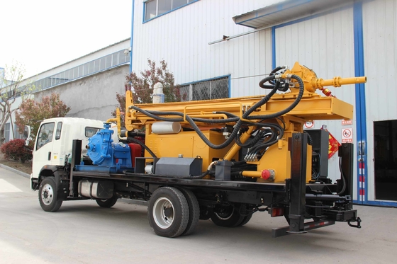 Truck gắn nước giếng thủy lực Crawler máy khoan đa chức năng