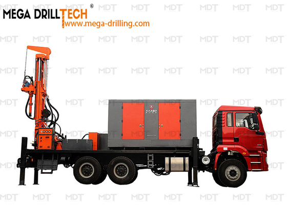 Truck gắn trên giếng nước thủy lực Crawler khoan nhiều chức năng