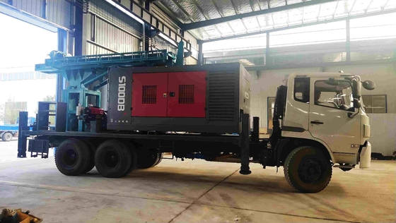 Truck gắn trên giếng nước thủy lực Crawler khoan nhiều chức năng