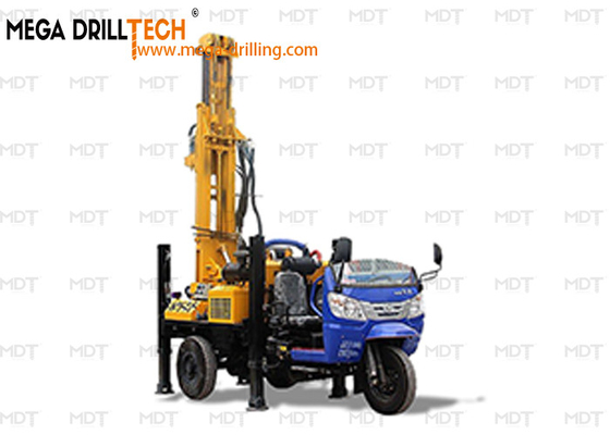 Deep Rock Water Well Crawler Drilling Rig với các outriggers thủy lực