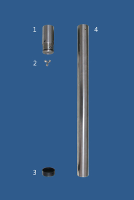 Máy khoan tường mỏng 2 inch Thùng Shelby Tube Piston Sampler