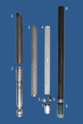 Đường kính 92mm 3.5 inch Denison Core Barrel Thùng lõi bê tông