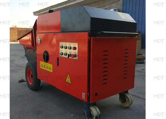 Máy phun bê tông tự động bơm kép 8m³ / H cho xây dựng