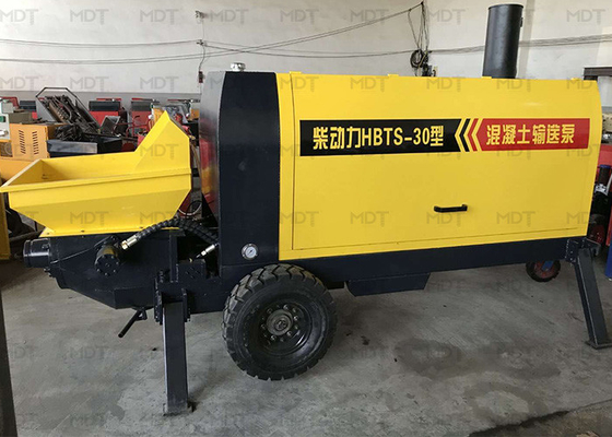 Máy phun bê tông nhỏ MDT-30 Máy bơm bê tông gắn rơ moóc