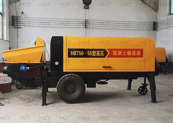 Máy trộn bê tông cầm tay MDT-50 55KW Kích thước nhỏ Màu vàng