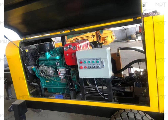 Máy bơm vữa bê tông gắn trên rơ moóc 15m³ / H MEGA DRILLTECH