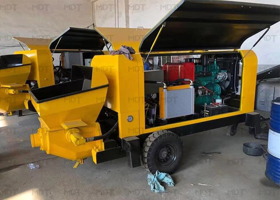 Máy bơm vữa bê tông gắn trên rơ moóc 15m³ / H MEGA DRILLTECH