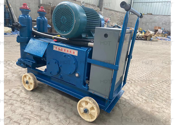Máy bơm vữa xi măng điện 6000l / H 5.5kw Màu xanh di động