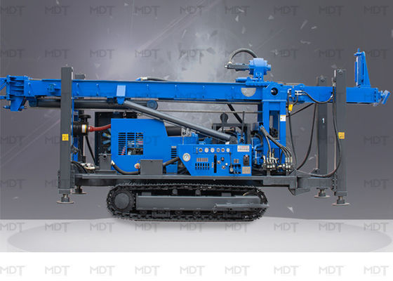 Máy khoan bánh xích thủy lực kim cương địa kỹ thuật Màu xanh lam