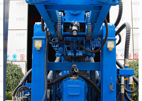 Máy khoan bánh xích thủy lực kim cương địa kỹ thuật Màu xanh lam