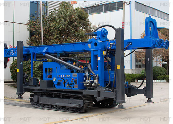 Máy khoan bánh xích thủy lực kim cương địa kỹ thuật Màu xanh lam