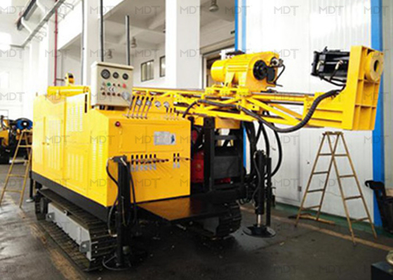 Máy khoan giếng di động đa chức năng 74kw Loại bánh xe