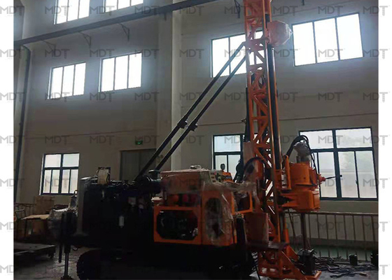 Thăm dò khai thác Máy đóng cọc thủy lực Loại bánh xe Thép