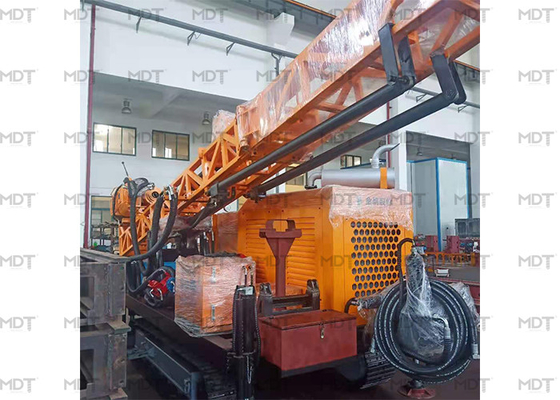 Thăm dò khai thác Máy đóng cọc thủy lực Loại bánh xe Thép