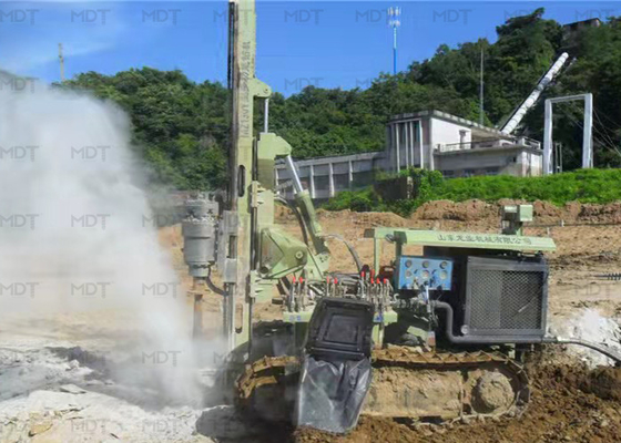 Máy khoan cọc nhồi bằng bánh xích thủy lực Đường kính 300mm