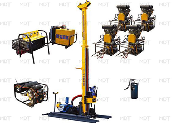Máy khoan đất thủy lực hoàn toàn 2400rpm Di động tốc độ cao