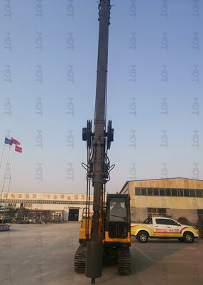 Máy đóng cọc DTH 18 mét, Máy đóng cọc quay Chuyển tiếp thuận tiện