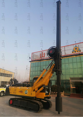 Máy đóng cọc DTH 18 mét, Máy đóng cọc quay Chuyển tiếp thuận tiện