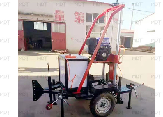 Máy nén bê tông loại xe kéo 700mm để kiểm tra bê tông