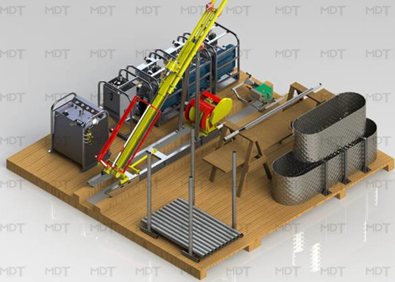 Độ sâu 600m Máy giàn thủy lực đa năng Máy khoan mẫu lõi