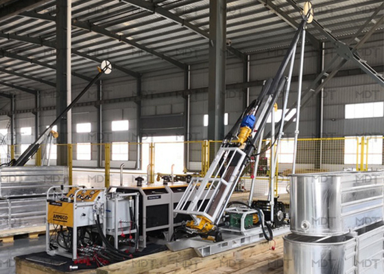 Máy khoan lỗ di động MEGA độ sâu 800m Di chuyển dễ dàng