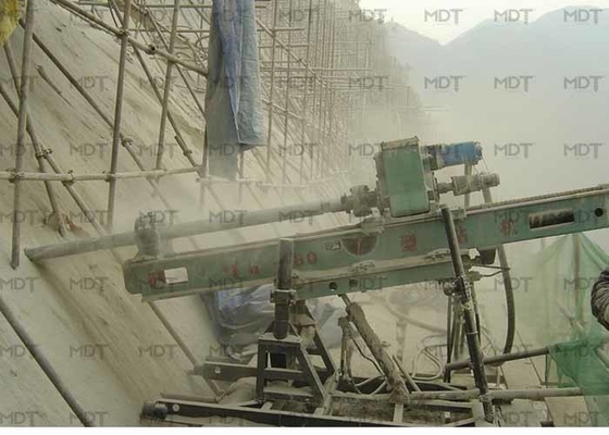 Máy khoan bu lông neo địa kỹ thuật thủy lực Độ sâu 80m
