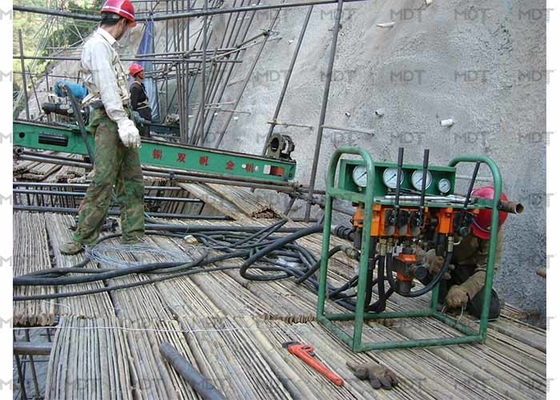 Máy khoan bu lông neo địa kỹ thuật thủy lực Độ sâu 80m
