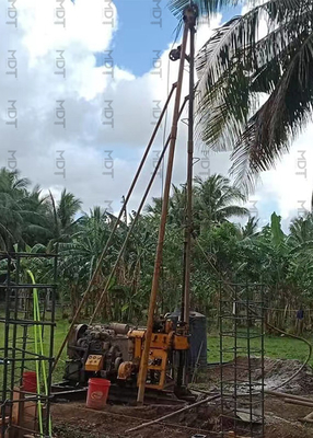 Máy khoan trục chính điều tra đất Máy khoan kiểm tra dầu Động cơ 42KW