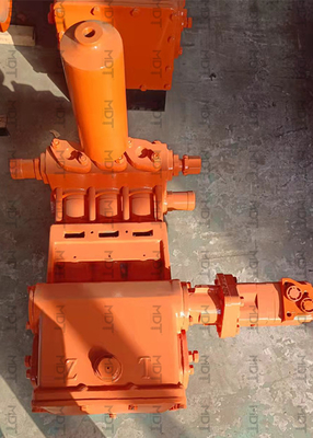 Hệ thống bơm bùn thủy lực hoàn toàn Bơm bùn áp suất cao Ba xi lanh di động