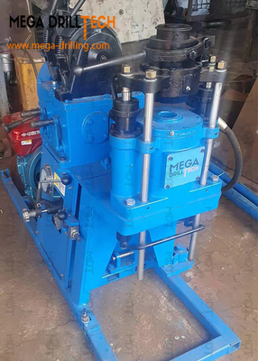 Giếng khoan nước Máy khoan lõi kim cương Giàn khoan nhỏ cầm tay màu xanh lam