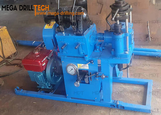 Giếng khoan nước Máy khoan lõi kim cương Giàn khoan nhỏ cầm tay màu xanh lam