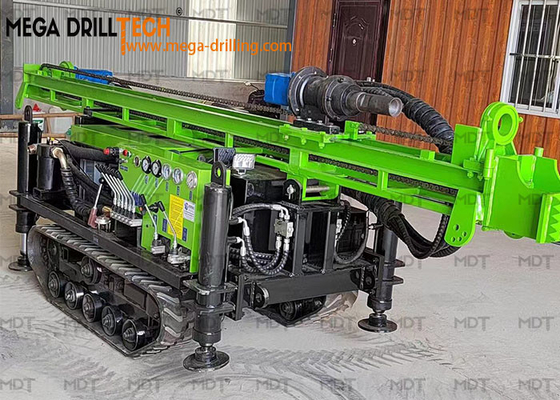 Máy khoan bánh xích thủy lực sâu 300m Máy khoan ngang